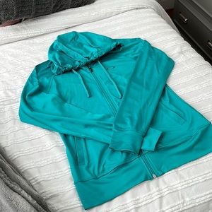 Teal Oakley full zip Sweatshirt